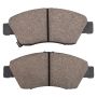 MPA 1001-0621AC Quality-Built Premium Ceramic Brake Pads w/ Hardware