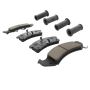 MPA 1001-0623C Quality-Built Premium Ceramic Brake Pads w/ Hardware