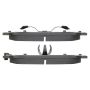 MPA 1001-0625M Quality-Built Premium Semi-Metallic Brake Pads w/ Hardware