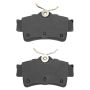 MPA 1001-0627AC Quality-Built Premium Ceramic Brake Pads w/ Hardware