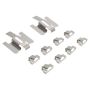 MPA 1001-0627AC Quality-Built Premium Ceramic Brake Pads w/ Hardware