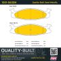 MPA 1001-0632M Quality-Built Premium Semi-Metallic Brake Pads w/ Hardware