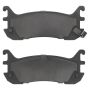 MPA 1001-0636C Quality-Built Premium Ceramic Brake Pads w/ Hardware