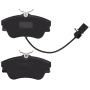 MPA 1001-0638AM Quality-Built Premium Semi-Metallic Brake Pads w/ Hardware