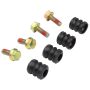 MPA 1001-0638AM Quality-Built Premium Semi-Metallic Brake Pads w/ Hardware