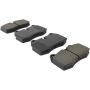 MPA 1001-0639M Quality-Built Premium Semi-Metallic Brake Pads
