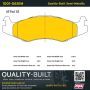 MPA 1001-0651M Quality-Built Premium Semi-Metallic Brake Pads w/ Hardware