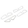 MPA 1001-0651M Quality-Built Premium Semi-Metallic Brake Pads w/ Hardware