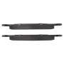 MPA 1001-0651M Quality-Built Premium Semi-Metallic Brake Pads w/ Hardware