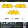 MPA 1001-0652M Quality-Built Premium Semi-Metallic Brake Pads w/ Hardware