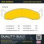 MPA 1001-0655AM Quality-Built Premium Semi-Metallic Brake Pads w/ Hardware
