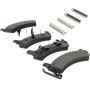 MPA 1001-0664M Quality-Built Premium Semi-Metallic Brake Pads w/ Hardware