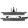MPA 1001-0664M Quality-Built Premium Semi-Metallic Brake Pads w/ Hardware
