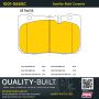MPA 1001-0665C Quality-Built Premium Ceramic Brake Pads w/ Hardware