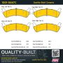 MPA 1001-0667C Quality-Built Premium Ceramic Brake Pads w/ Hardware