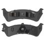 MPA 1001-0667M Quality-Built Premium Semi-Metallic Brake Pads w/ Hardware