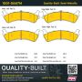 MPA 1001-0667M Quality-Built Premium Semi-Metallic Brake Pads w/ Hardware