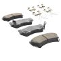 MPA 1001-0668M Quality-Built Premium Semi-Metallic Brake Pads w/ Hardware