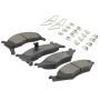 MPA 1001-0670M Quality-Built Premium Semi-Metallic Brake Pads w/ Hardware