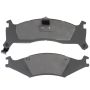 MPA 1001-0670M Quality-Built Premium Semi-Metallic Brake Pads w/ Hardware
