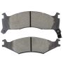 MPA 1001-0670M Quality-Built Premium Semi-Metallic Brake Pads w/ Hardware