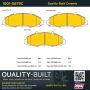 MPA 1001-0679C Quality-Built Premium Ceramic Brake Pads w/ Hardware