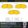MPA 1001-0679M Quality-Built Premium Semi-Metallic Brake Pads w/ Hardware