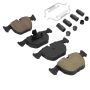 MPA 1001-0681M Quality-Built Premium Semi-Metallic Brake Pads w/ Hardware