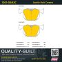 MPA 1001-0683C Quality-Built Premium Ceramic Brake Pads w/ Hardware