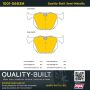 MPA 1001-0683M Quality-Built Premium Semi-Metallic Brake Pads w/ Hardware