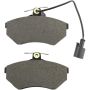 MPA 1001-0684M Quality-Built Premium Semi-Metallic Brake Pads w/ Hardware