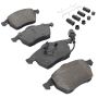 MPA 1001-0687AM Quality-Built Premium Semi-Metallic Brake Pads w/ Hardware