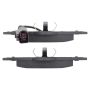 MPA 1001-0687AM Quality-Built Premium Semi-Metallic Brake Pads w/ Hardware