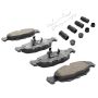 MPA 1001-0688C Quality-Built Premium Ceramic Brake Pads w/ Hardware