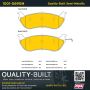 MPA 1001-0690M Quality-Built Premium Semi-Metallic Brake Pads w/ Hardware