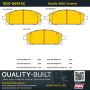 MPA 1001-0691AC Quality-Built Premium Ceramic Brake Pads w/ Hardware