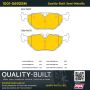 MPA 1001-0692BM Quality-Built Premium Semi-Metallic Brake Pads w/ Hardware