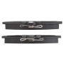 MPA 1001-0696M Quality-Built Premium Semi-Metallic Brake Pads w/ Hardware