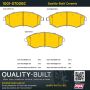 MPA 1001-0700BC Quality-Built Premium Ceramic Brake Pads w/ Hardware
