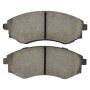MPA 1001-0700BC Quality-Built Premium Ceramic Brake Pads w/ Hardware