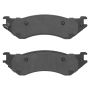 MPA 1001-0702AC Quality-Built Premium Ceramic Brake Pads w/ Hardware