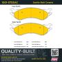 MPA 1001-0702AC Quality-Built Premium Ceramic Brake Pads w/ Hardware