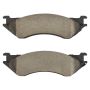 MPA 1001-0702AC Quality-Built Premium Ceramic Brake Pads w/ Hardware