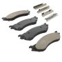 MPA 1001-0702C Quality-Built Premium Ceramic Brake Pads w/ Hardware
