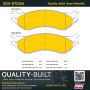 MPA 1001-0702M Quality-Built Premium Semi-Metallic Brake Pads w/ Hardware