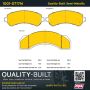 MPA 1001-0717M Quality-Built Premium Semi-Metallic Brake Pads