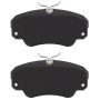 MPA 1001-0720M Quality-Built Premium Semi-Metallic Brake Pads w/ Hardware