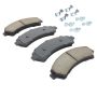 MPA 1001-0726M Quality-Built Premium Semi-Metallic Brake Pads w/ Hardware