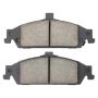 MPA 1001-0727C Quality-Built Premium Ceramic Brake Pads w/ Hardware