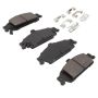 MPA 1001-0727M Quality-Built Premium Semi-Metallic Brake Pads w/ Hardware